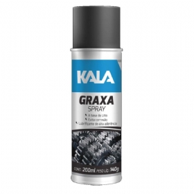 Graxa Universal Branca Spray 200 ml - Kala