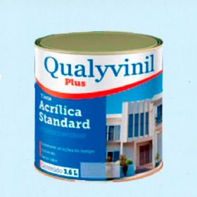Tinta Acrílica Standard Plus Azul Bahamas 3,6 Litros - Qualyvinil