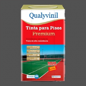 Tinta para Pisos Premium Cinza Chumbo 18 Litros - Qualyvinil