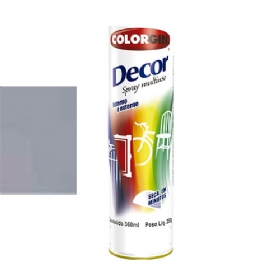 Tinta Spray Decor Cinza 360 ml - Colorgin