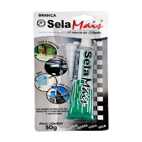 Adesivo de Vedação e Soldagem 50 G Branco - Sela Mais