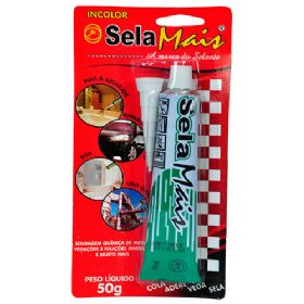 Adesivo de Vedação e Soldagem 50 G Incolor - Sela Mais 