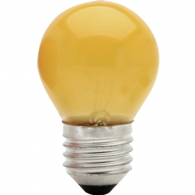 Lâmpada Bolinha Amarela 15W 127V E27 - Brasfort