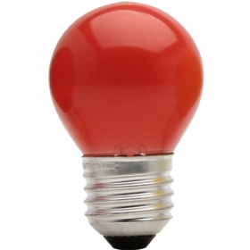 Lâmpada Bolinha Laranja 15W 127V E27 - Brasfort