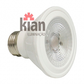 Lâmpada PAR 20 7W 100-240V Branca Morna - Kian