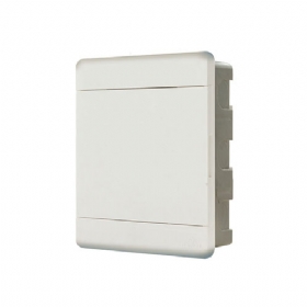 Centro para Disjuntores Nema 6 / Din 8 Branco - Canal