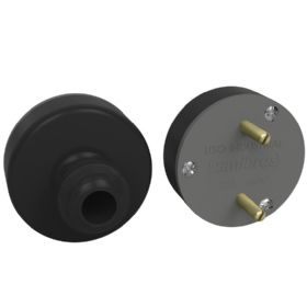 Plug 2 Pinos 20A 500V Cinza - Lumibras