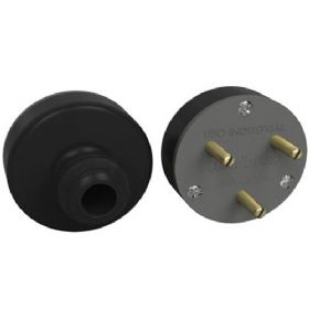 Plug 3 Pinos 20A 500V Cinza - Lumibras