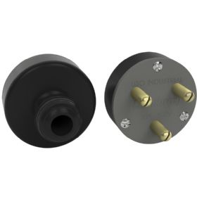 Plug 3 Pinos 30A 500V Cinza - Lumibras