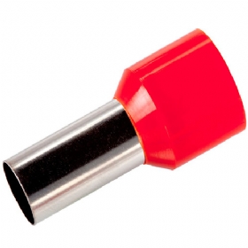 Terminal Tubular Ilhós 35 mm Vermelho