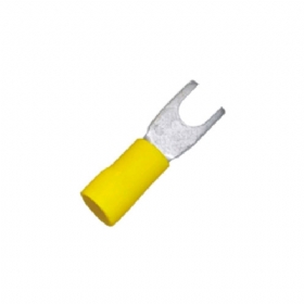Terminal Pré Isolado Forquilha 4 a 6 mm Amarelo