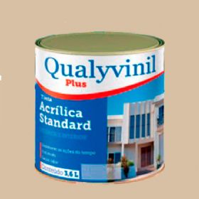 Tinta Acrílica Standard Plus Areia 3,6 Litros - Qualyvinil