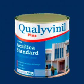 Tinta Acrílica Standard Plus Azul Índigo 3,6 Litros - Qualyvinil