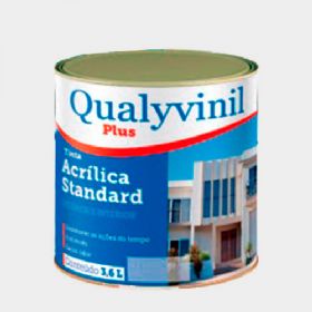 Tinta Acrílica Standard Plus Branco Gelo 3,6 Litros - Qualyvinil