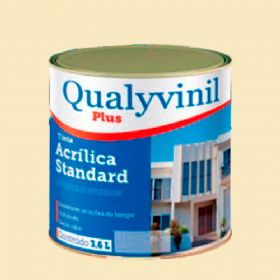 Tinta Acrílica Standard Plus Marfim 3,6 Litros - Qualyvinil