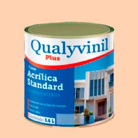 Tinta Acrílica Standard Plus Pêssego 3,6 Litros - Qualyvinil