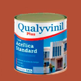 Tinta Acrílica Standard Plus Terracota 3,6 Litros - Qualyvinil