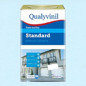 Tinta Acrílica Standard Plus Azul Bahamas 18 Litros - Qualyvinil