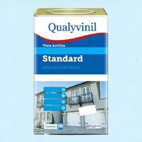 Tinta Acrílica Standard Plus Azul Bahamas 18 Litros - Qualyvinil