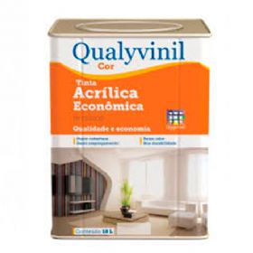 Tinta Acrílica Econômica Branco 18 Litros - Qualyvinil