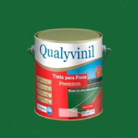 Tinta para Pisos Premium Verde 3,6 Litros - Qualyvinil