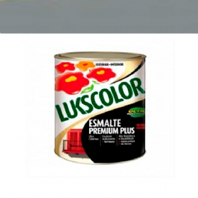 Esmalte Premium Plus Alto Brilho Cinza Médio 900 ml - Lukscolor
