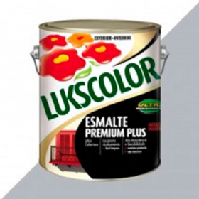 Esmalte Premium Plus Alto Brilho Alumínio 3,6 Litros - Lukscolor