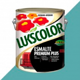 Esmalte Premium Plus Alto Brilho Azul Celeste 3,6 Litros - Lukscolor