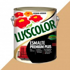 Esmalte Premium Plus Alto Brilho Creme 3,6 Litros - Lukscolor