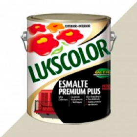 Esmalte Premium Plus Alto Brilho Branco Gelo 3,6 Litros - Lukscolor