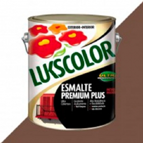 Esmalte Premium Plus Alto Brilho Tabaco 3,6 Litros - Lukscolor