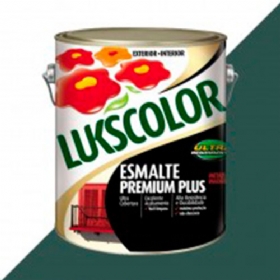 Esmalte Premium Plus Alto Brilho Verde Colonial 3,6 Litros - Lukscolor