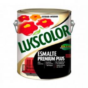 Esmalte Premium Plus Branco Fosco 3,6 Litros - Lukscolor