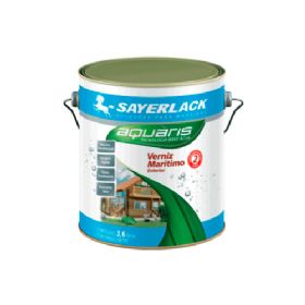 Verniz Marítimo Aquaris Base Água Acetinado 3,6 Litros - Sayerlack