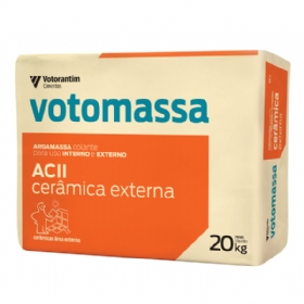 Argamassa Votomassa ACII Cerâmica Externa Cinza 20 Kg - Votorantim
