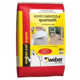 Argamassa Cimentocola ACII Externa Cinza 20 Kg - Quartzolit