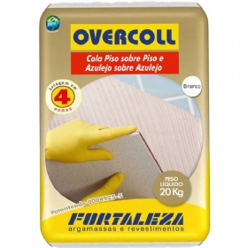 Argamassa Piso sobre Piso Overcoll Branco 20 Kg - Fortaleza