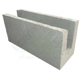 Canaleta Bloco de Concreto de 15 cm