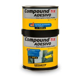 Compound Adesivo Tix 1 Kg - Vedacit