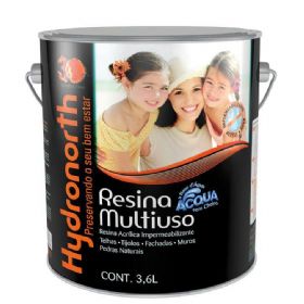 Resina Multiuso Acqua Incolor 3,6 Litros - Hydronorth