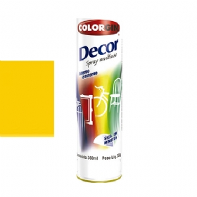 Tinta Spray Decor Amarelo 360 ml - Colorgin