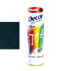 Tinta Spray Decor Preto Brilhante 360 ml - Colorgin