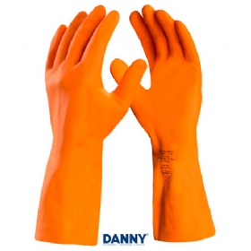 Luva de Latex Max Orange M 8“ - Danny