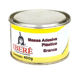 Massa Adesiva Plástica Branca 400 G - Iberê