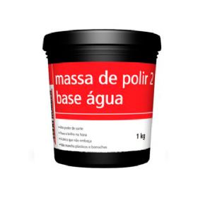 Massa de Polir Nº 2 Base de Água 1 Kg - Maxi Rubber