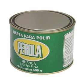 Massa para Polir Automotiva Branca Extra Fina 500 G - Pérola
