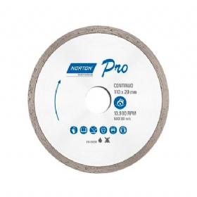 Disco Diamantado Continuo Pro 110 x 20 mm - Norton
