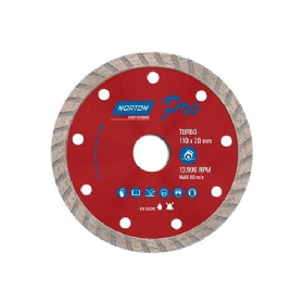 Disco Diamantado Turbo Pro 110 x 20 mm - Norton