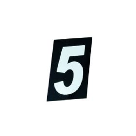 Número 5 para Residencias em Espelho - Pratic