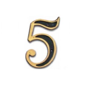 Número 5 para Residência Dourado - Emave